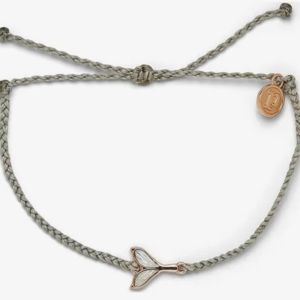 NEW - Pura Vida Rose Gold Mermaid Fin Charm Bracelet. Last one!